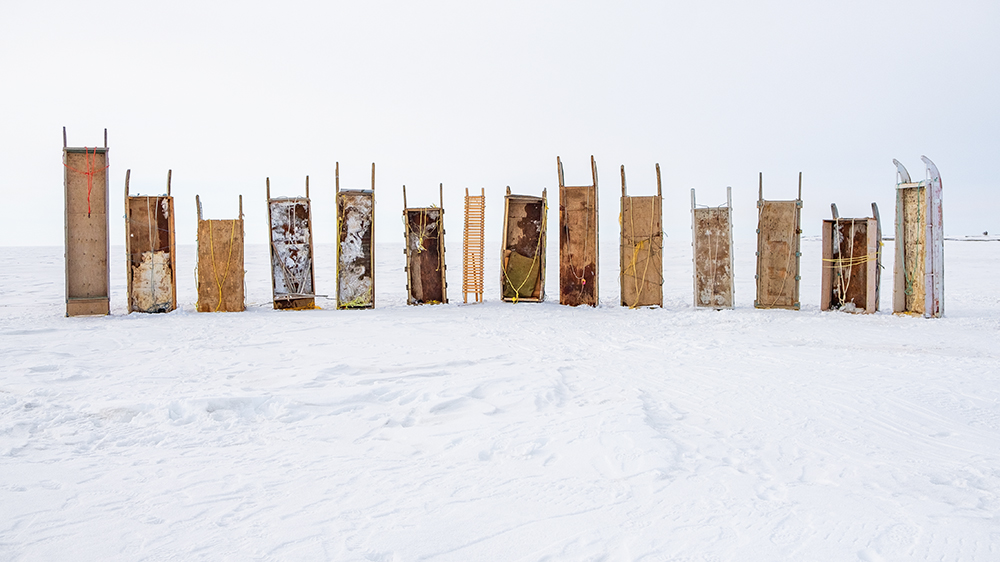 Moving with joy across the ice while my face turns brown from the sun (2019)