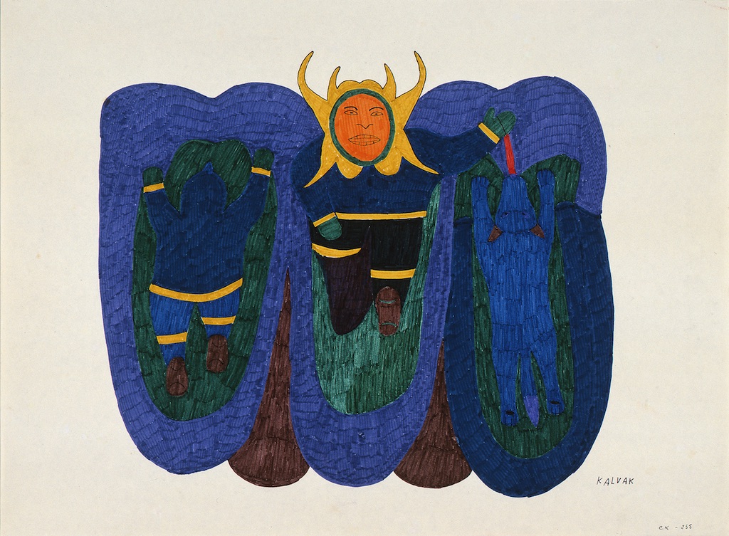Shaman with Man and Bear  1971