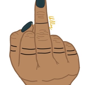 Middle Finger with Tattoos (2019)