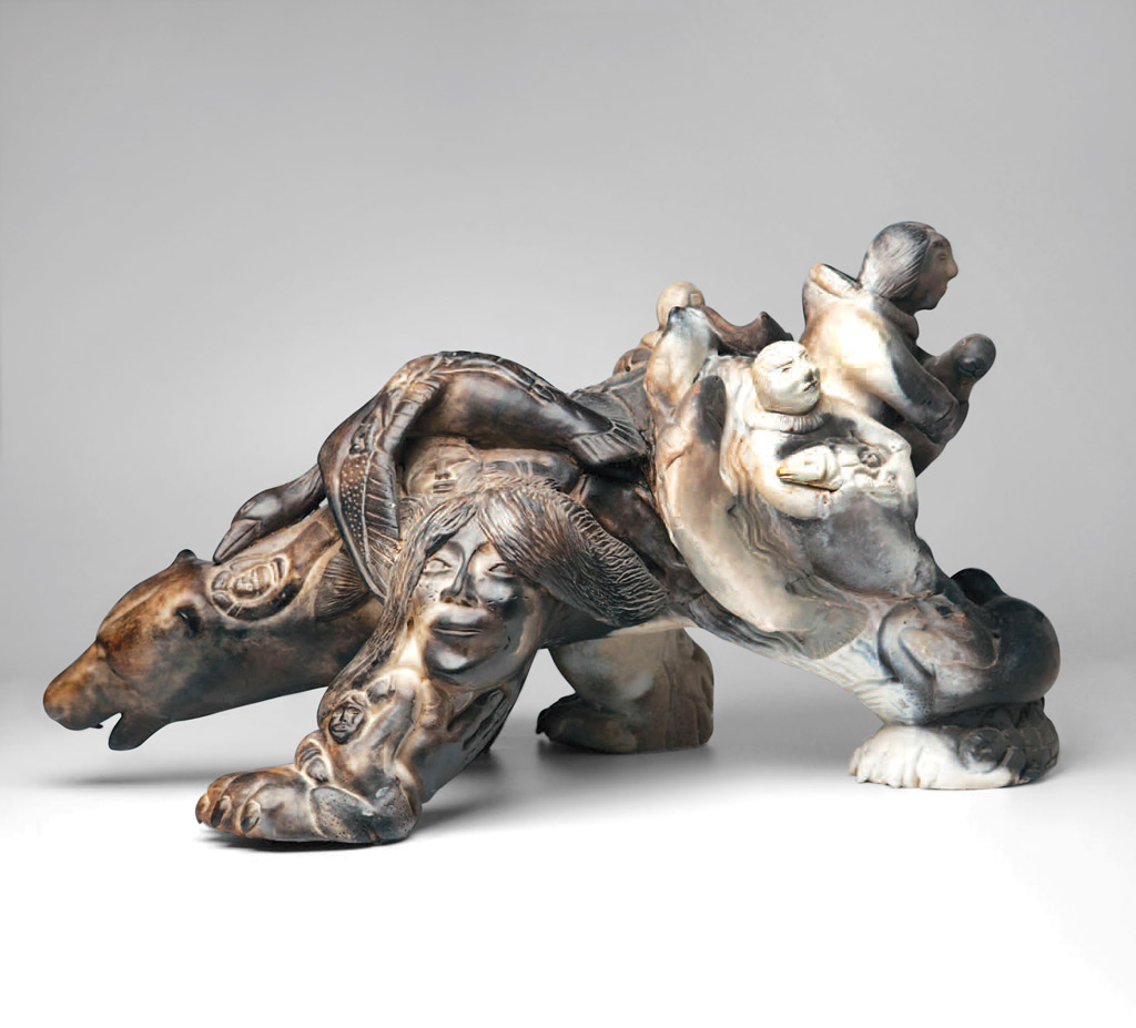 and Roger Aksadjuak, Leo Napayok and John Kurok, Enchanted Bear (2013)