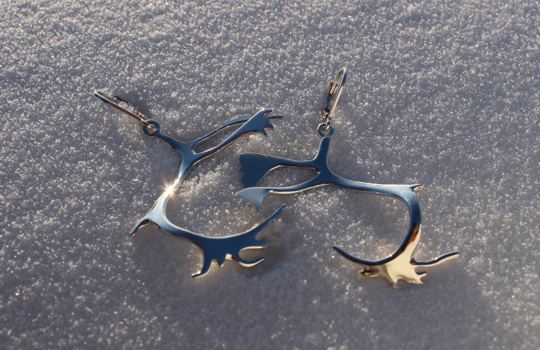 Antler Earrings (c. 2017)