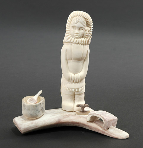 Mother and Child with Pot and Ulu