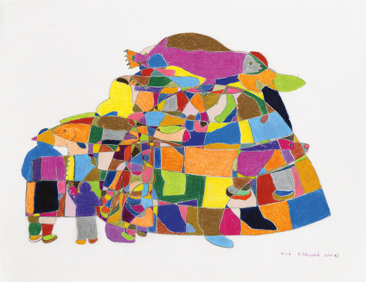 Untitled (amalgamated igloo) (2011)