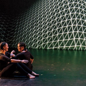 and Malaya Bishop performing in "KATIMAJUIT" at SummerWorks Performance Festival, Toronto, ON (2018)