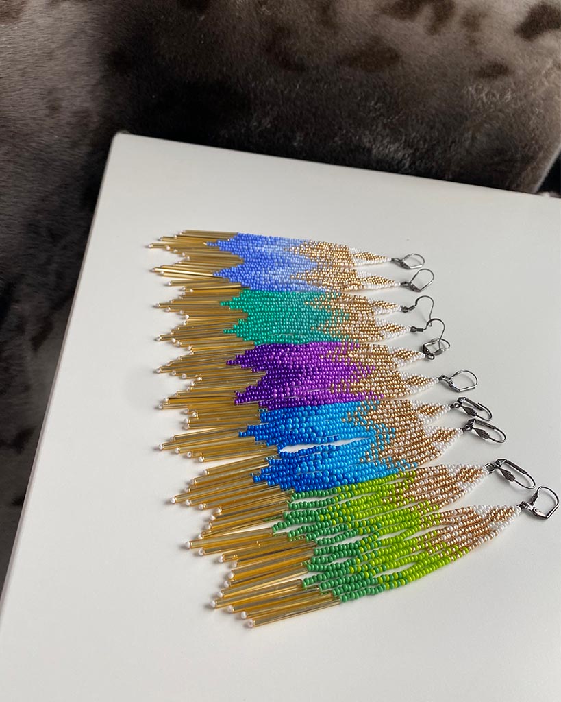 Tikisaujunga Beaded Artwork (2021)