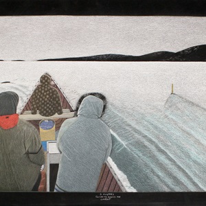 Three Hunters Canoeing Across the Current (2013)