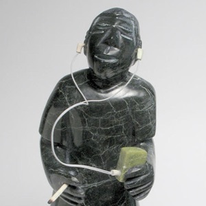 Young Man with MP3 Player