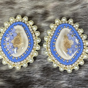 Untitled beaded earrings (2025)