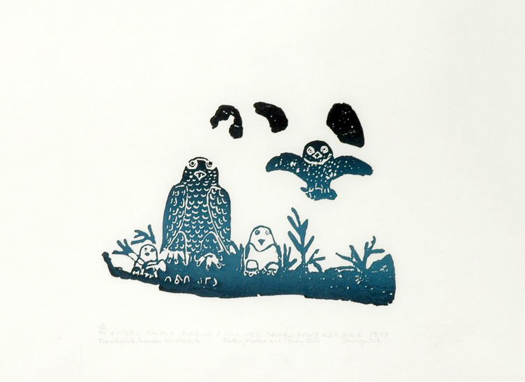 Father, Mother and Baby Owls (1978)