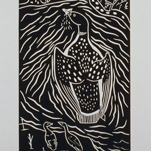 Loon with Baby (1988)