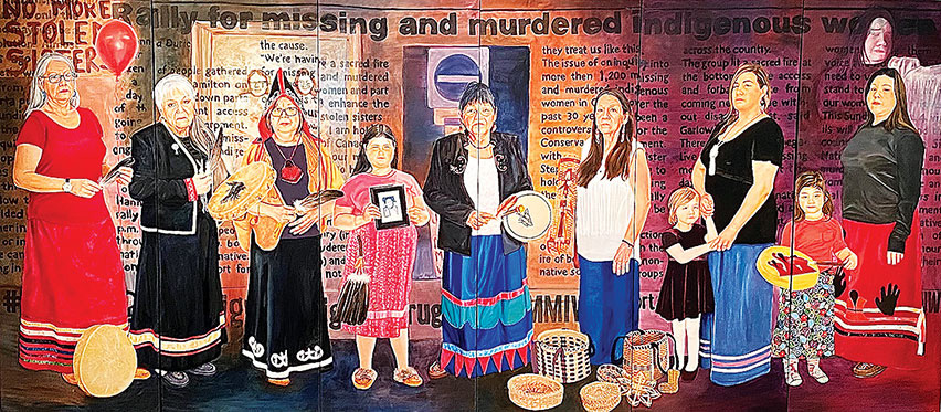 Missing and Murdered Indigenous Women and Girls Mural (2021)