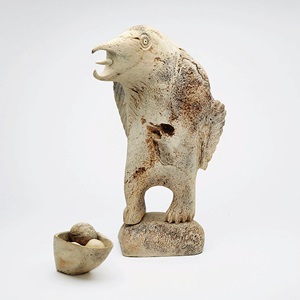 Bird Guarding Nest of Eggs (1972)