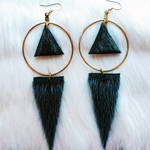 Sealskin hoop earrings (2019)