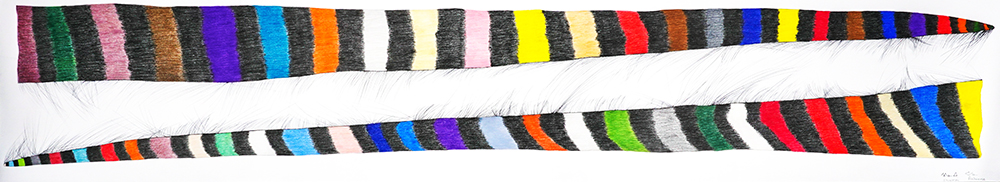 Composition (Rainbow Baleen) (detail) (2018)