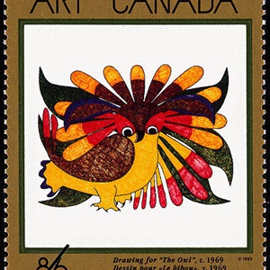 The Owl (1993) Canada Post stamp