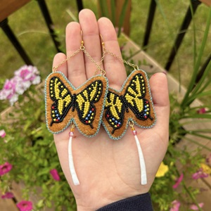 Swallowtail butterfly earrings (2024)