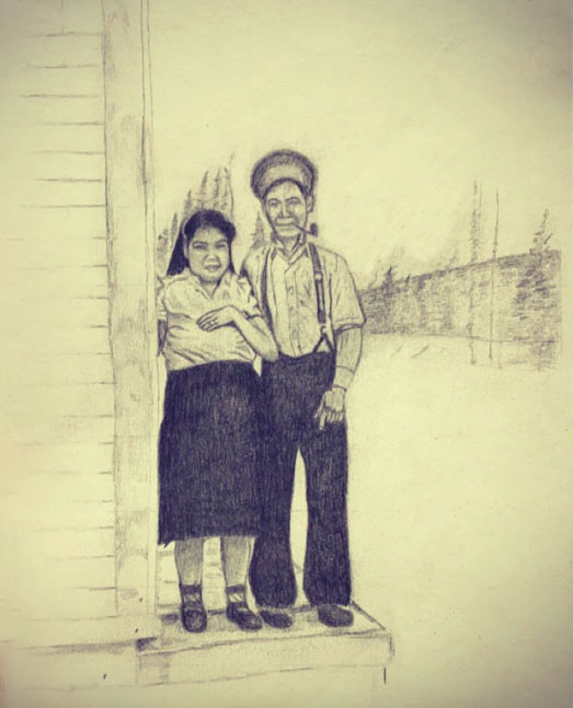 Untitled (great-grandparents) (2020)
