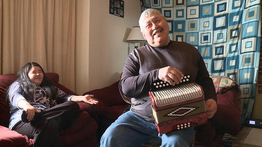 Still from Stories from Our Land 1.5: Innigruti: The Thing That Sings! (2012)