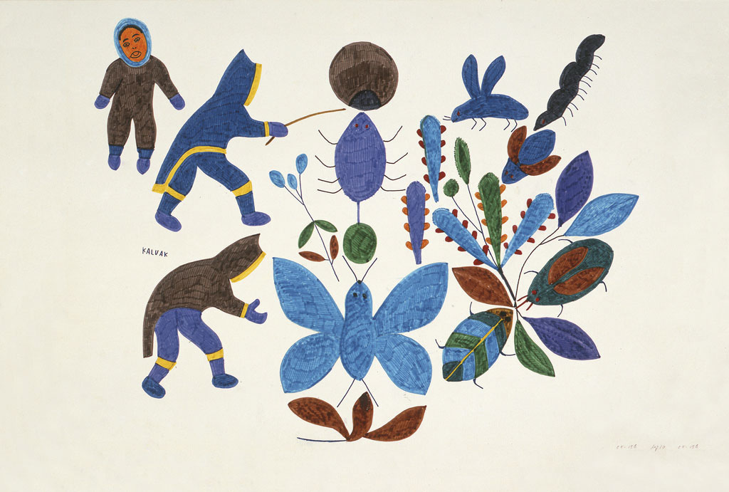 Summer Scene with Flowers and Insects (1970)