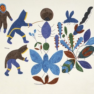 Summer Scene with Flowers and Insects (1970)