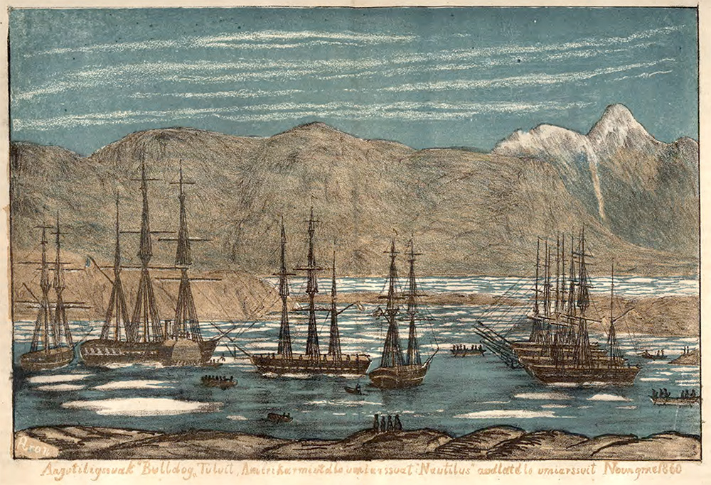 Angutilignuak "Bulldog" Tuluit, Amirikarmiutdlo umiarssuit "Nautilus" avdlatdlo umiarssuit Noungme 1860 (1860)