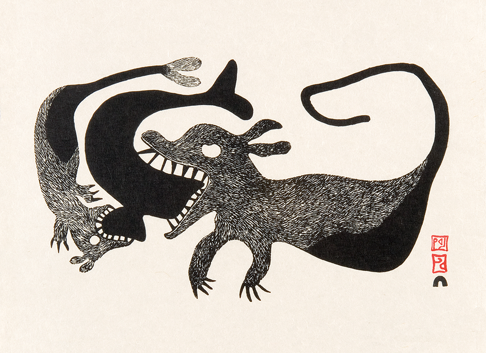 Sea Monsters Devouring Whale (1961)