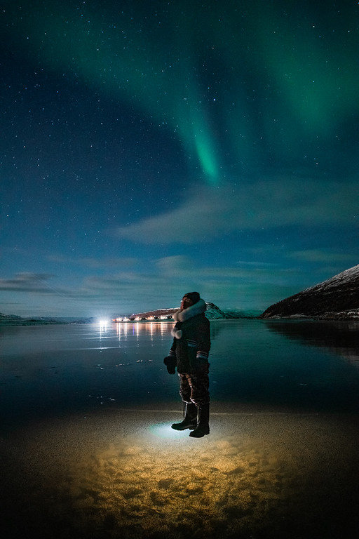 Untitled (Glowing Ice with Northern Lights) (2020)