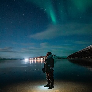 Untitled (Glowing Ice with Northern Lights) (2020)