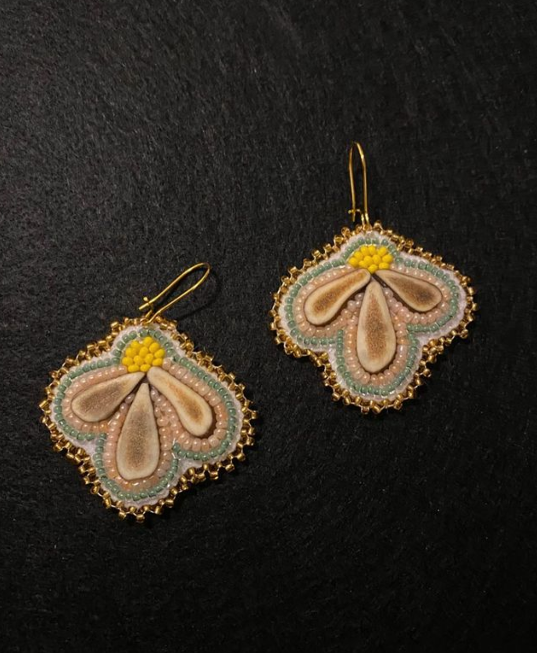 Caribou Antler Flower Dangles (2022)