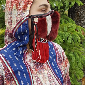 Inuvialuit Fortitutde Sealskin Pandemic Mask & atikluk (2020)