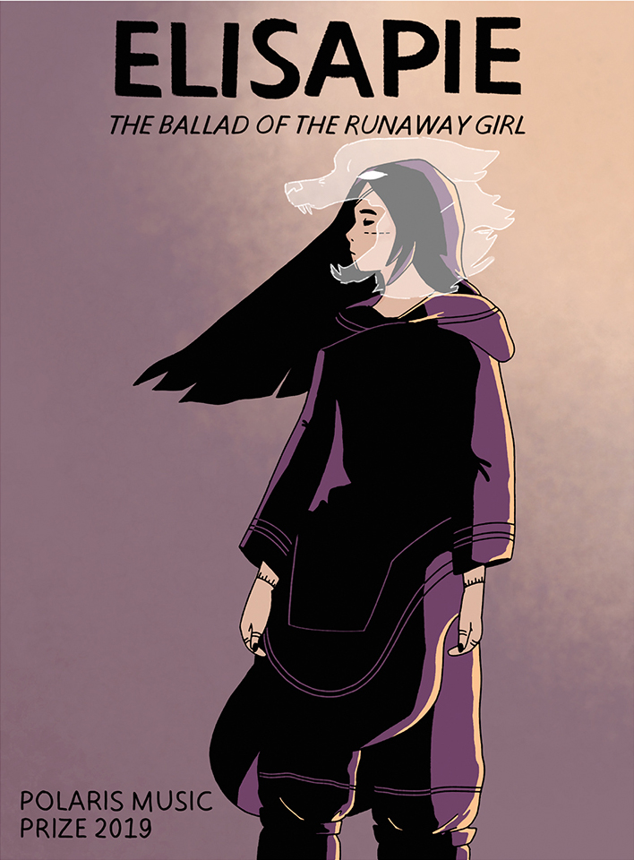 The Ballad of the Runaway Girl poster for the Polaris Music Prize (2019)