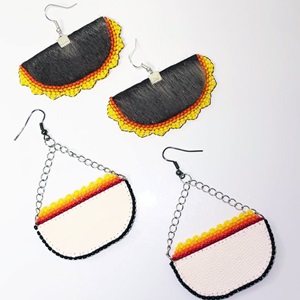 Qulliq earrings (2021)