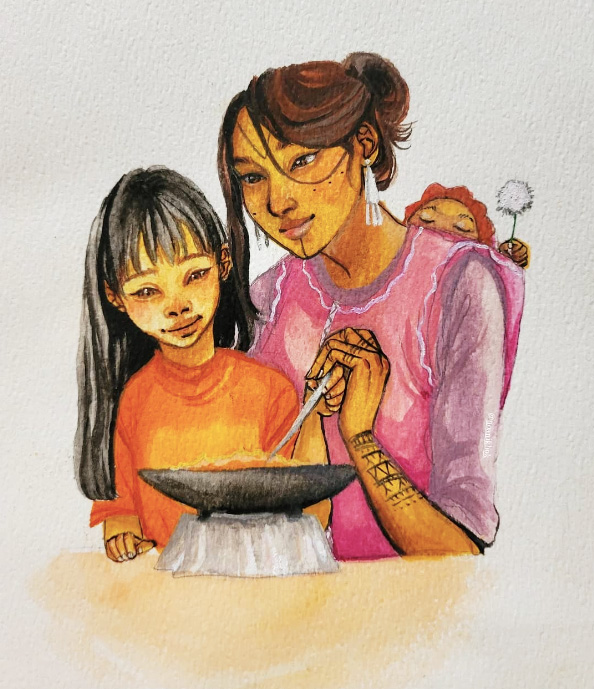 Untitled (Watercolour practice I) (2021)