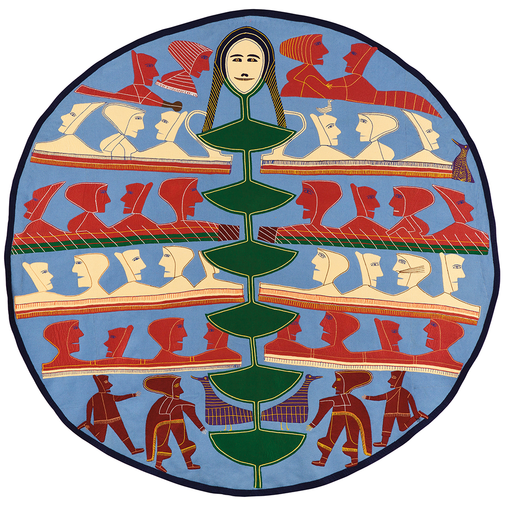 Untitled (Young Woman, Ulus, Birds and Figures) (c. 1973)