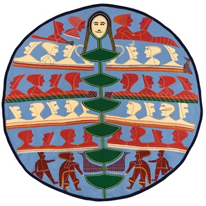 Untitled (Young Woman, Ulus, Birds and Figures) (c. 1973)