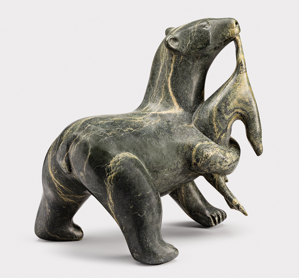 Polar Bear With Captured Seal (1984)