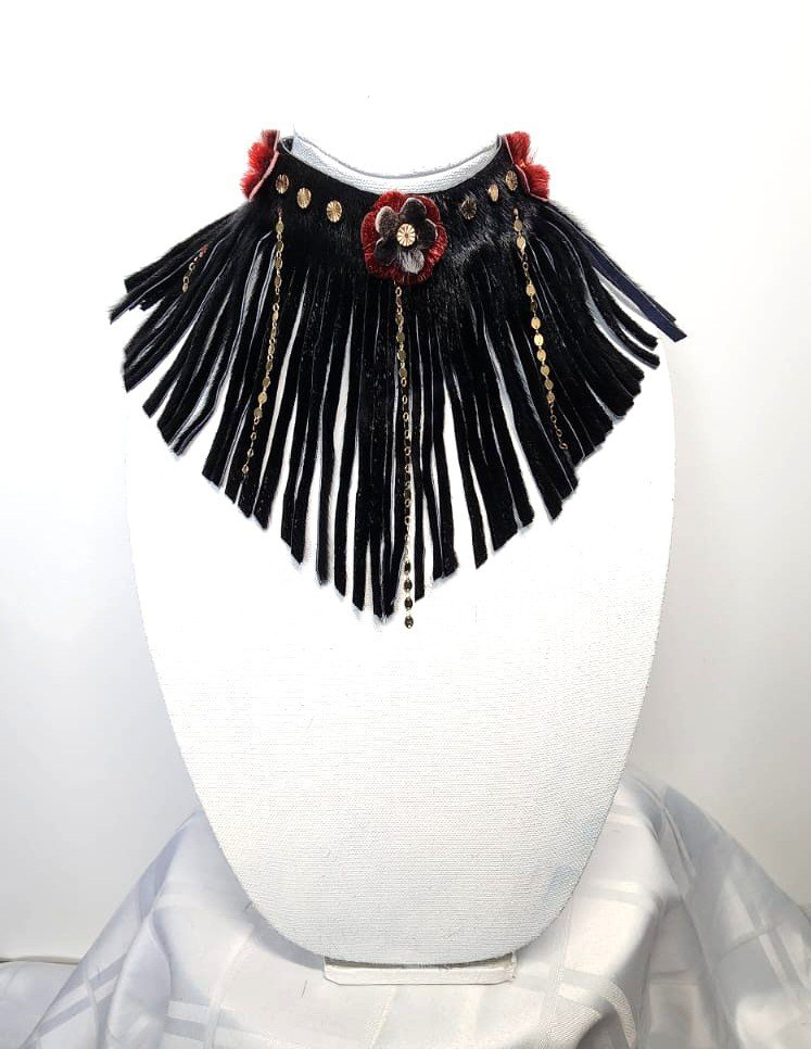 Sealskin Fringe Choker (2025)