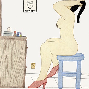 Woman at Her Mirror (Playboy Pose) (2003)