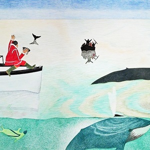 Untitled (taking pictures of the bowhead whale) (2009)