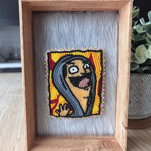 Beaded Louise Belcher pin (2022)