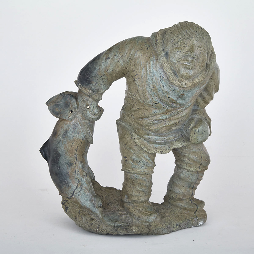 Hunter Carrying Fish (1976)