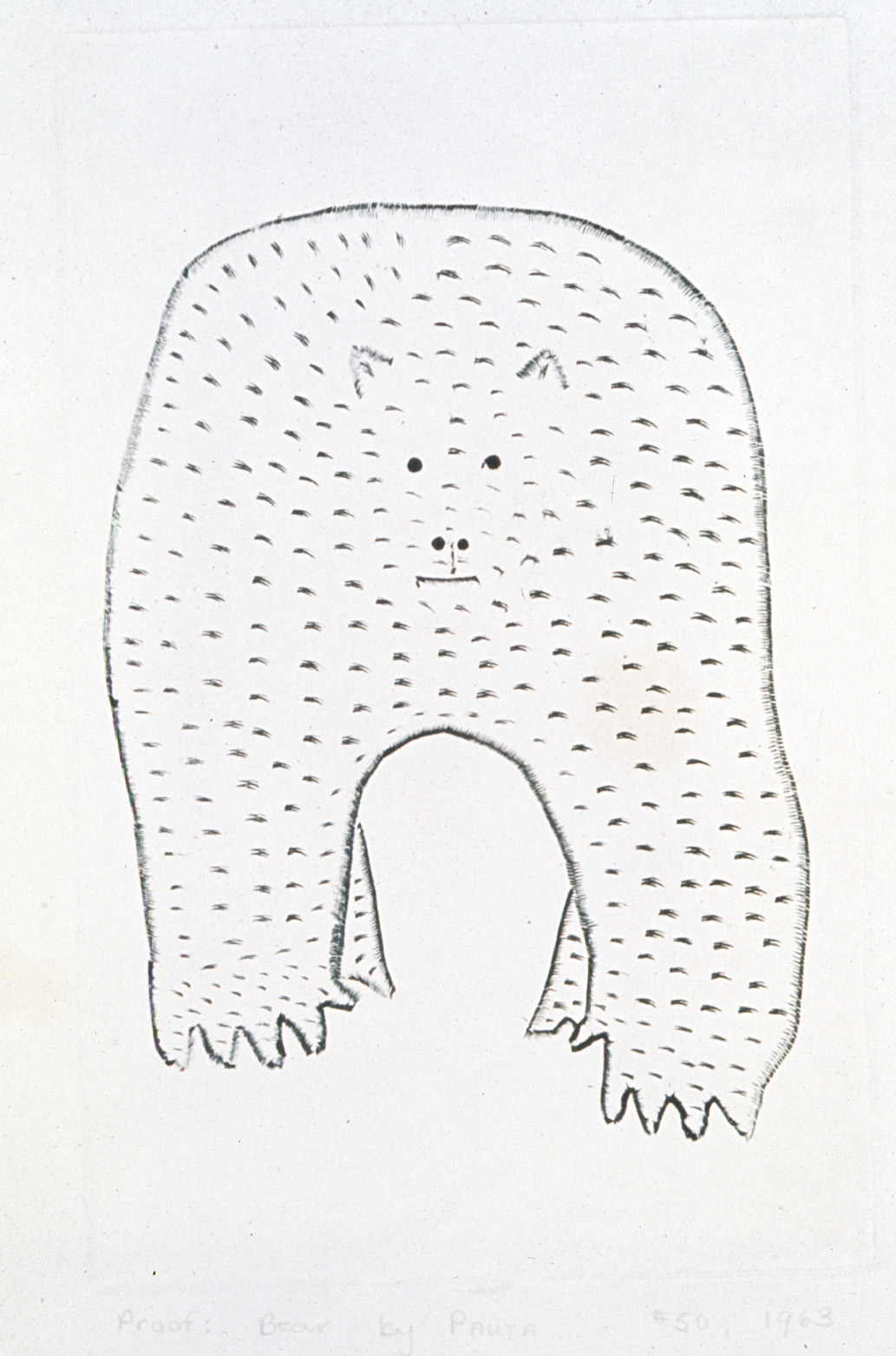 Bear (print proof) (1963)