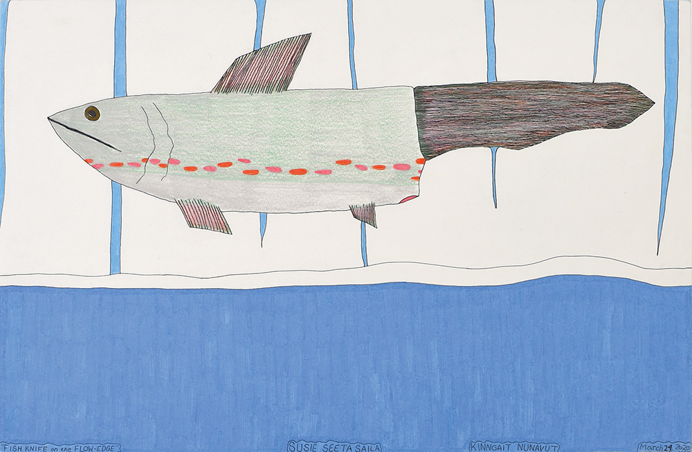 Fish Knife on Flow-Edge (2020)