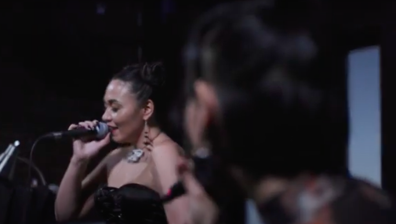 Silla and Rise perform at the launch of Galactic Gala (2019)