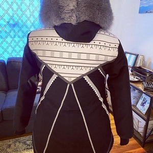 Black and white custom parka (2020)