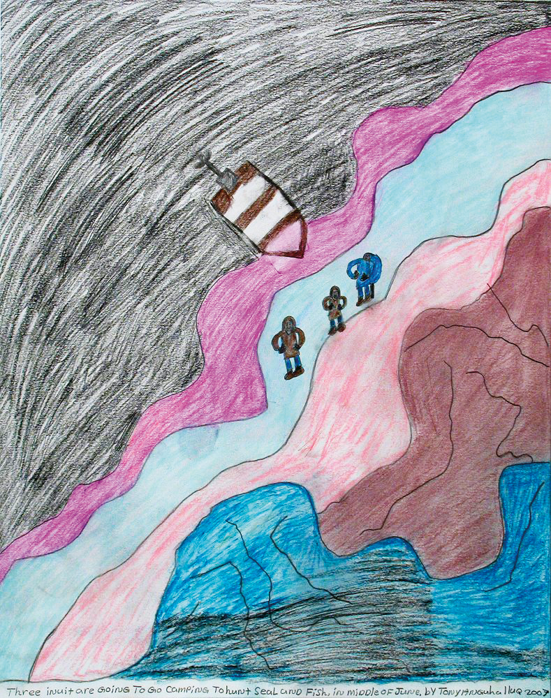 Tony Anguhalluq - Three Inuit are going to go camping