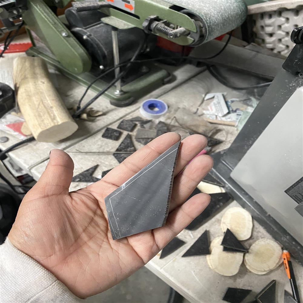 Cut baleen