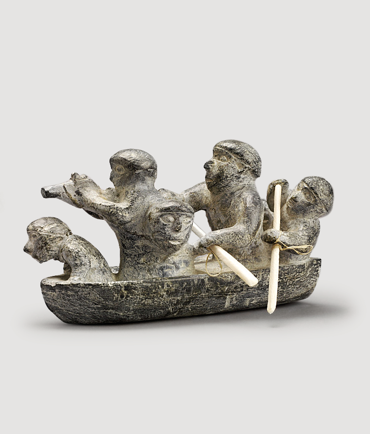 Joe Talirunili Boat and Six Men