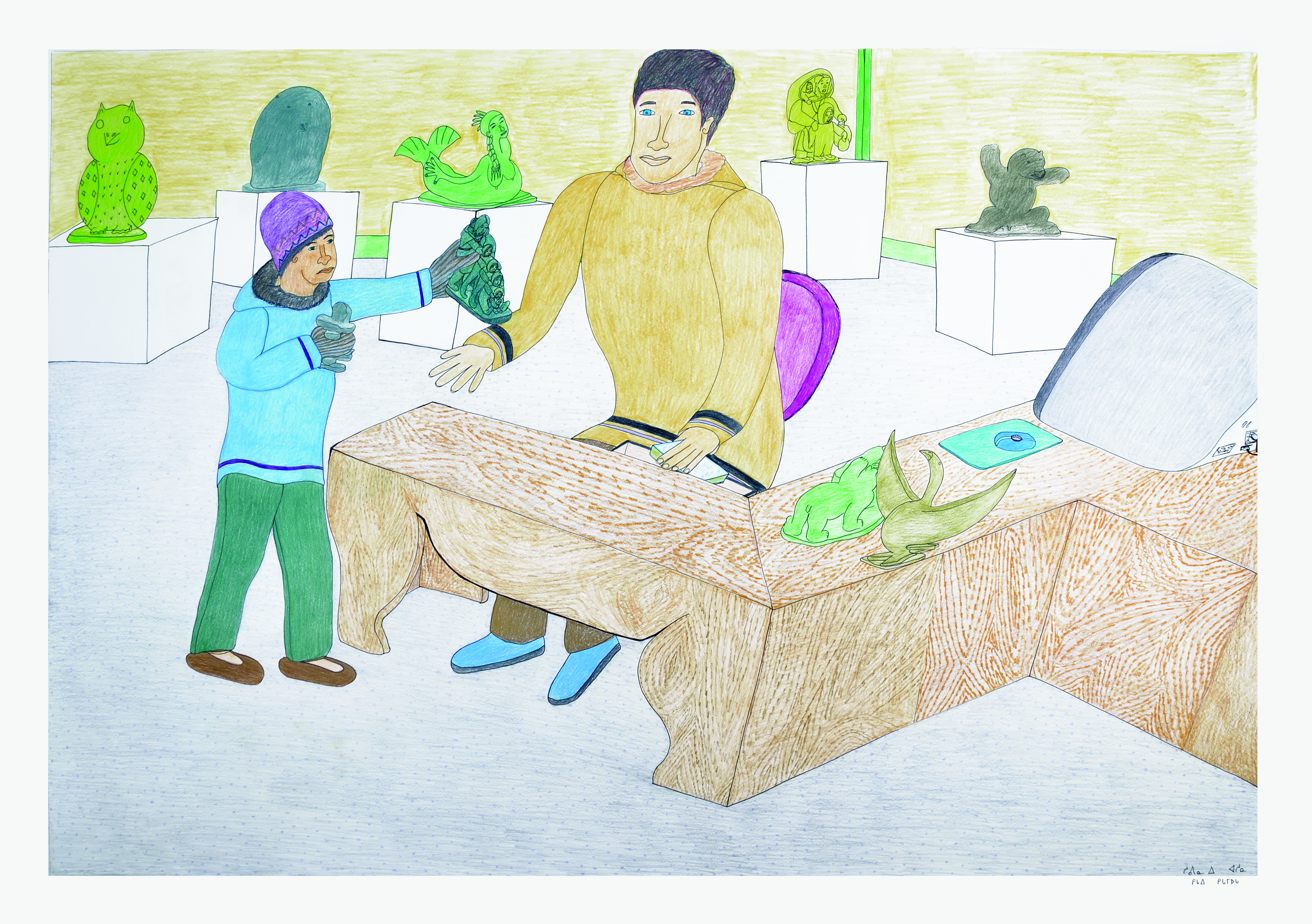 AshoonaShuvinaiSellingSculpture