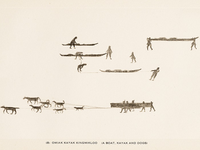 Nungusuituq - A Boat, Kayaks, and Dogs